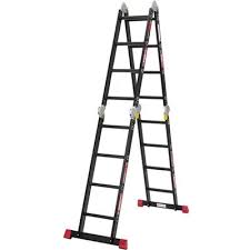 Драбина-трансформер алюм. 4*4сх.4,7м Black Industrial Квітка Pro