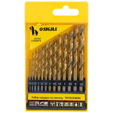 Свердло по металу набір HSS-TIN (13шт)1,5-6,5мм