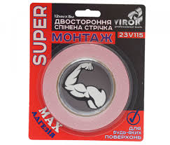Стрічка 2-сторонння силіконова Virok Moment Fix  12mm*5m