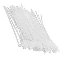 Хомут нейлоновий 3*200 білий б/с (п 100 шт.)"WoffMann"