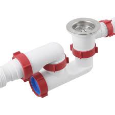 Сифон для ванни гофротр. 40*40/50 з ревізією, вип 1 1/2"*40, переплив PLM (40) SF 30 02