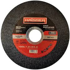 Круг відрізний по металу і нерж. 125*1,0*22,2мм HAISSER
