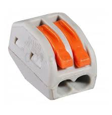 Клема шв монт Аско 2*2,5мм ACC-102 з важ (типу WAGO)