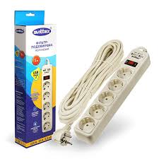 Мережевий фільтр Svittex SV-025+USB 5m