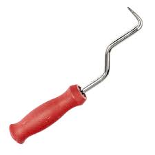 Гак для в'язки арматури (металева ручка) 25см на планшетці