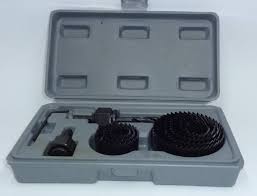 Коронка по дереву та гіпсокартону набір (11шт)19-64мм