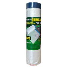 Плівка захисна з голубою клейкою стрічкою 9mic X 1.1m X 15m Neutral для зовнішніх робіт "WoffMann"