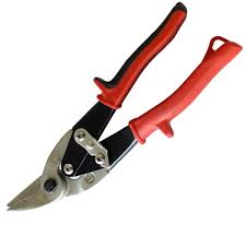 Ножниці по металу CR-V 250мм ліві ручки пластикові Сталь