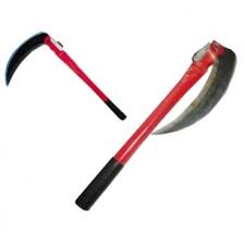 Коса мала червона ручка (50см)складна