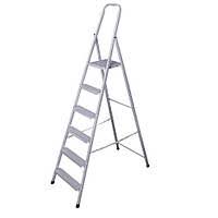 Драбина-стрємянка сталева 6сх. 1,33м СІМПЛЕКС EUROGOLD