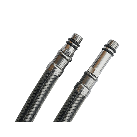 Шланг для змішувачів нейлоновий антикорозійний SmartFlex M10 060см (пара)