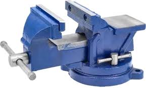 Лещата слюсарні обертові з наковальнею VOREL 125mm