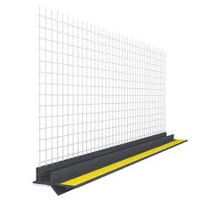 Профіль ПВХ привіконний 2,5м з сіткою шир. 9мм/6мм коритко 3мм Темний горіх