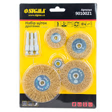 Щітка(ел) для дрілі (наб.) 5шт. (25;38;50;65;75мм) Grad