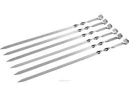 1844 А+ Шампур (6шт) 60см(кутовий)