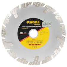 Круг алмазний для болгарки SIGMA 230mm турбо