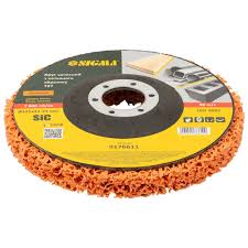 Круг волокнистий корал T27 125*22mm. оранжевий (жорсткий)