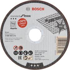 Круг відрізний 125*1,0*22,23 WA60 Standart Inox BOSCH