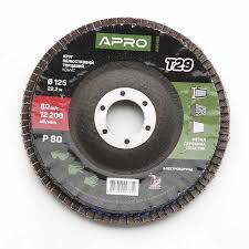 Круг пелюстковий 125*22 р80 конічний (APRO)