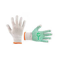 4F68K7R11 Рукавички БІЛІ з ПВХ кл.7 р11 (зелена/БЕЗ ЕТИКЕТКИ) ЗИМОВІ