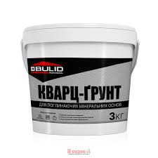 BUILD Грунт-Фарба М-3 (Грунтовка КВАРЦ-грунт)3кг