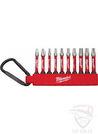 Набір біт SHOCKWAVE MILWAUKEE на карабіні №2 (10шт)